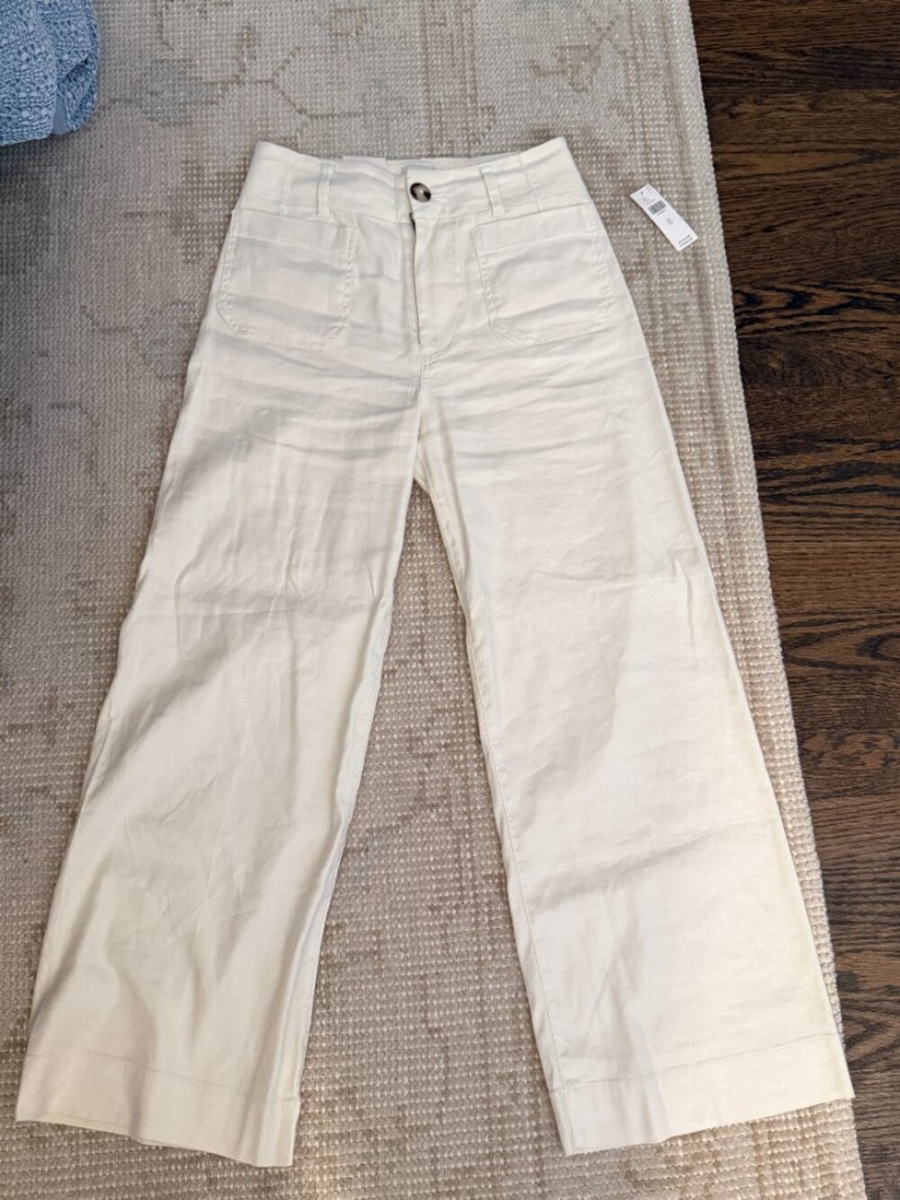 Maeve Colette European Linen Stretch Wide Leg Pants 25 NWT - Picture 3 of 6